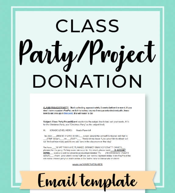 Classroom Donation Request Letter - Classful