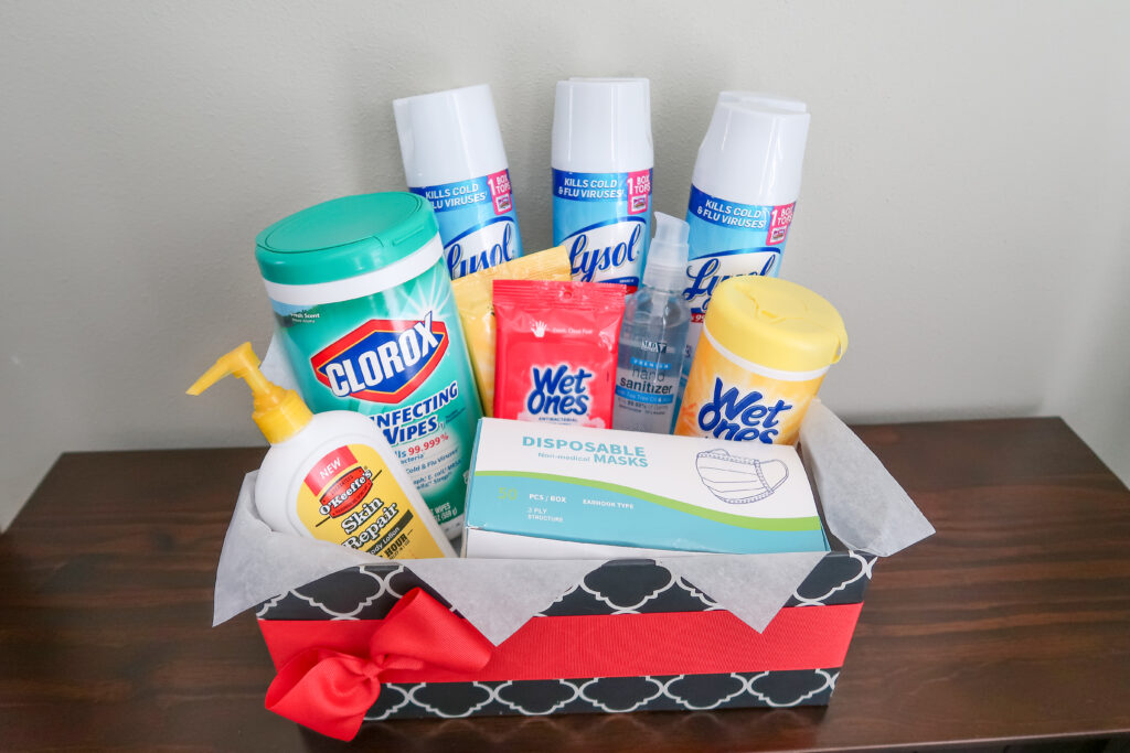 COVID-19 Teacher Gift Basket: Help Keep the Classroom Clean!