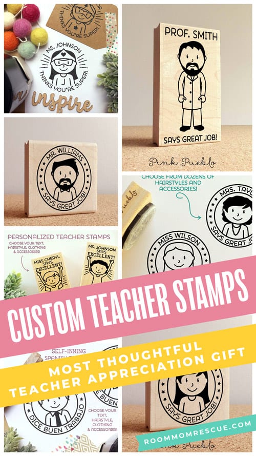 Custom teacher stamps