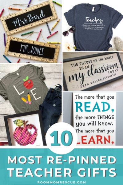 Most Repinned Teacher Gifts | Room Mom Rescue