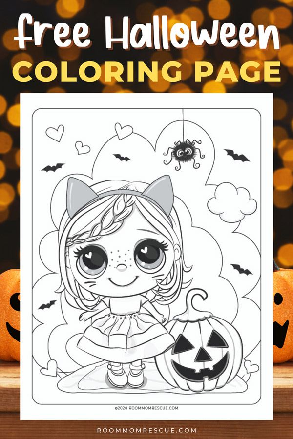 cute halloween coloring pages for kids