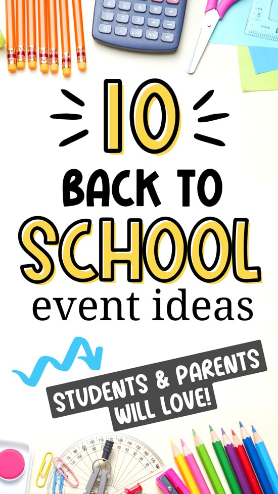 10 Fun Back to School Event Ideas • Room Mom Rescue