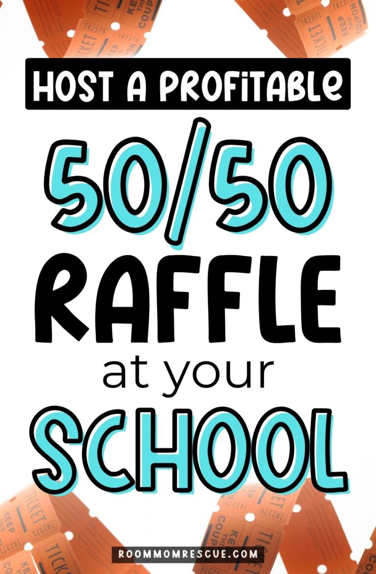 Hosting a Successful 50/50 Raffle: In-Person and Online | Room Mom Rescue