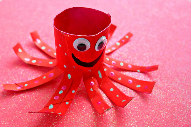 Valentine Octopus craft