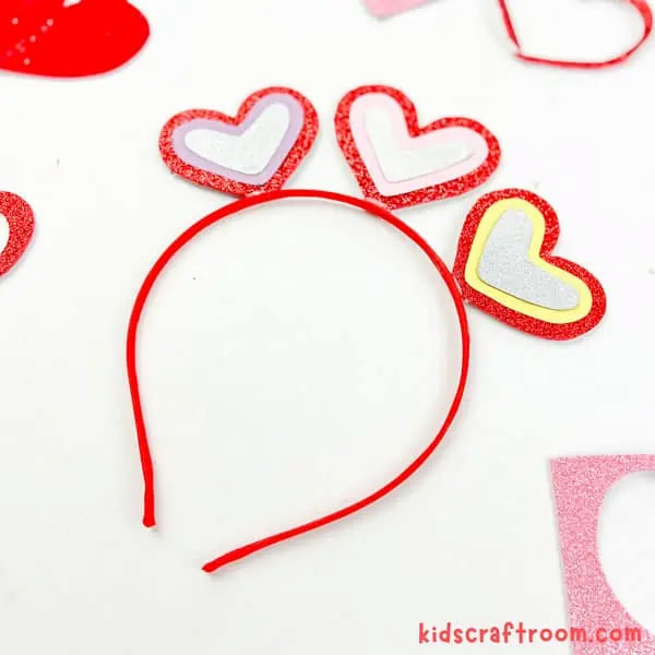 heart headband craft