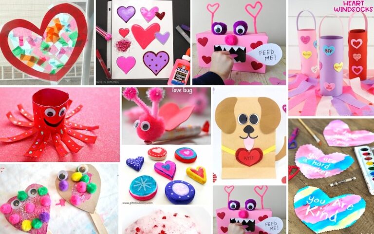 35+ Fun and Easy Valentine’s Day Crafts for Kids
