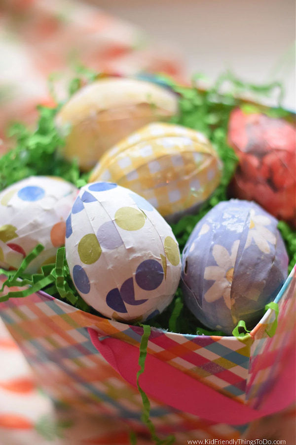Paper Mache Easter Egg Craft