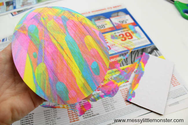 Easter Egg Scrape Painting craft