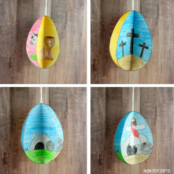 The Easter Story 3D Egg Craft