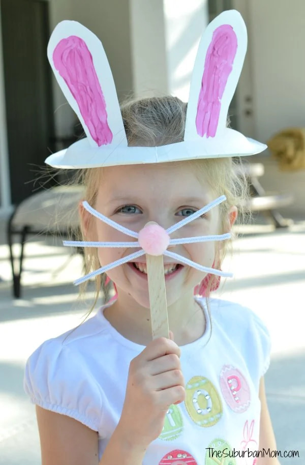 Paper Plate Easter Bunny Ears craft