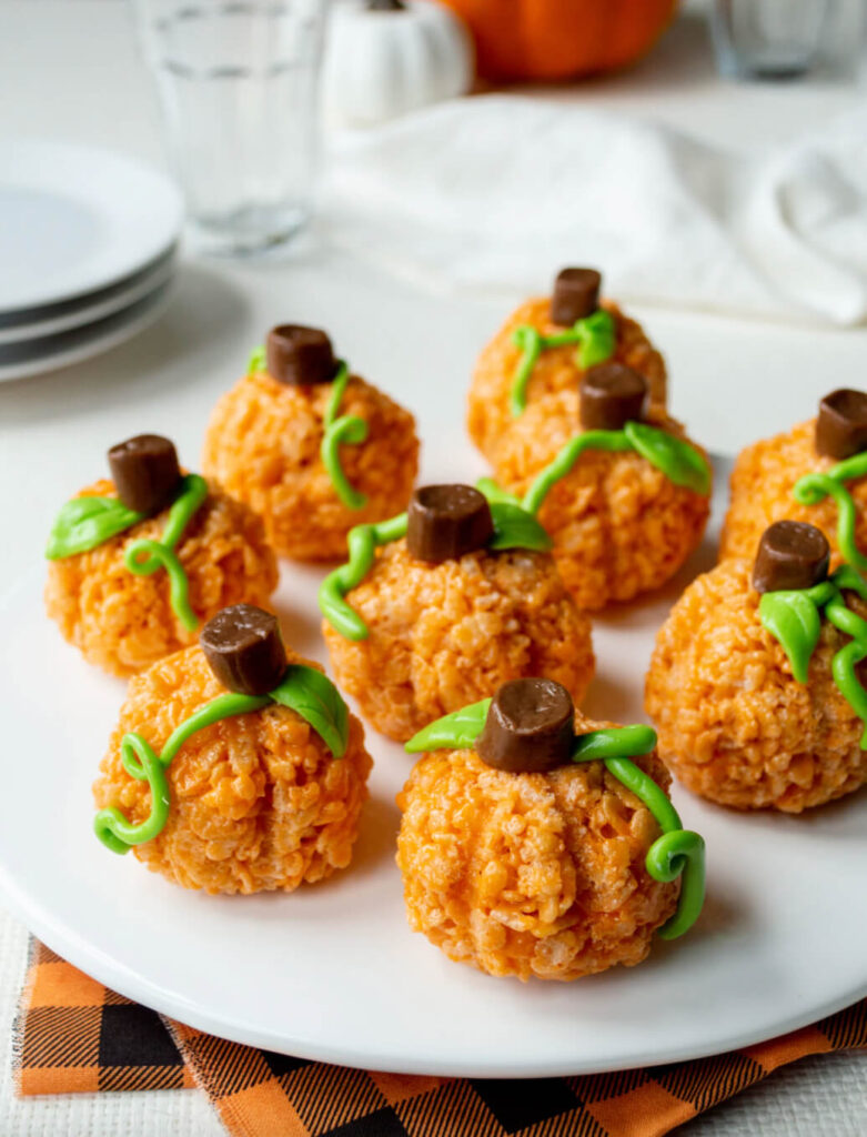Pumpkin Rice Krispie Treats